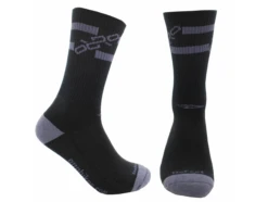ORRO X DEFEET LEVITATOR TRAIL SOCKS -Default Template 3 Black and Grey Levitator Trail Main large 1