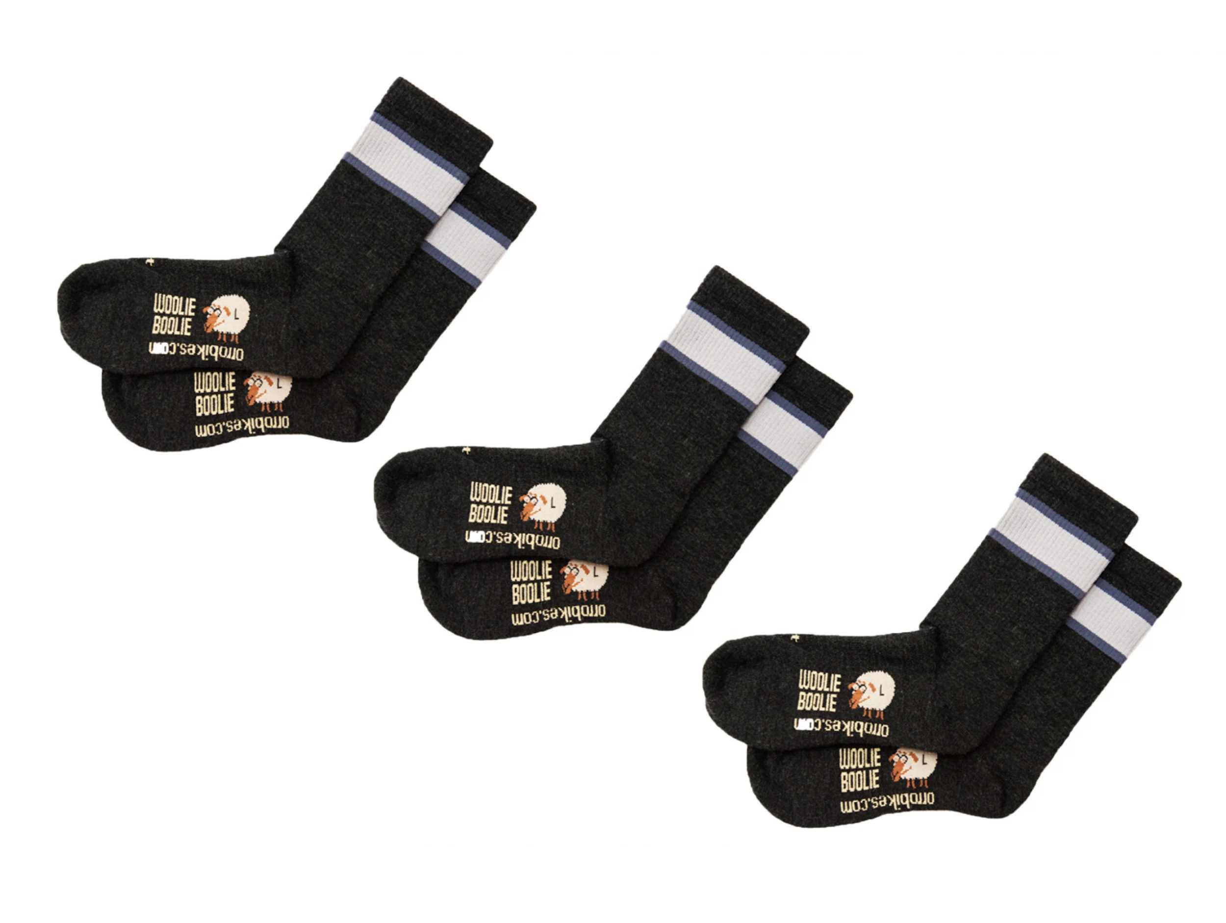 DeFeet X Orro Woolie Boolie 6IN Cuff Triple Pack 2 DeFeet X Orro Woolie Boolie 6IN Cuff Triple Pack – Bild 2