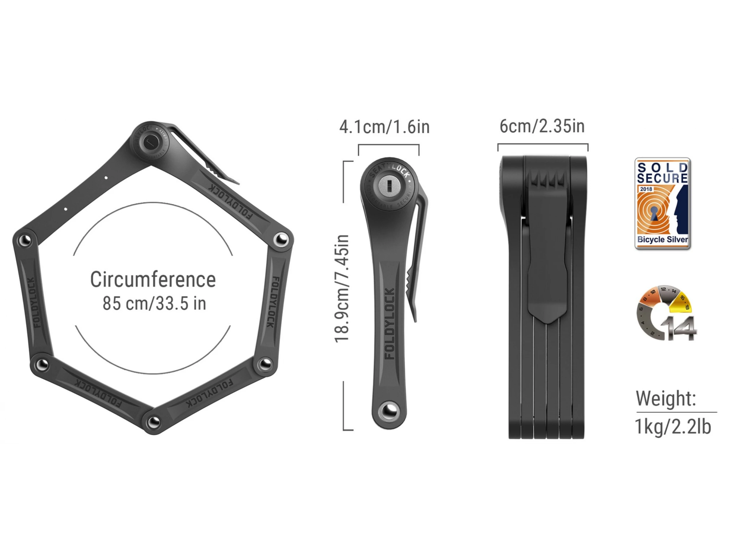 Seatylock Foldylock Clipster 2 Seatylock Foldylock Clipster – Bild 2