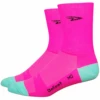DeFeet Aireator 5in D-Logo Hi-Vis Pink/Celeste